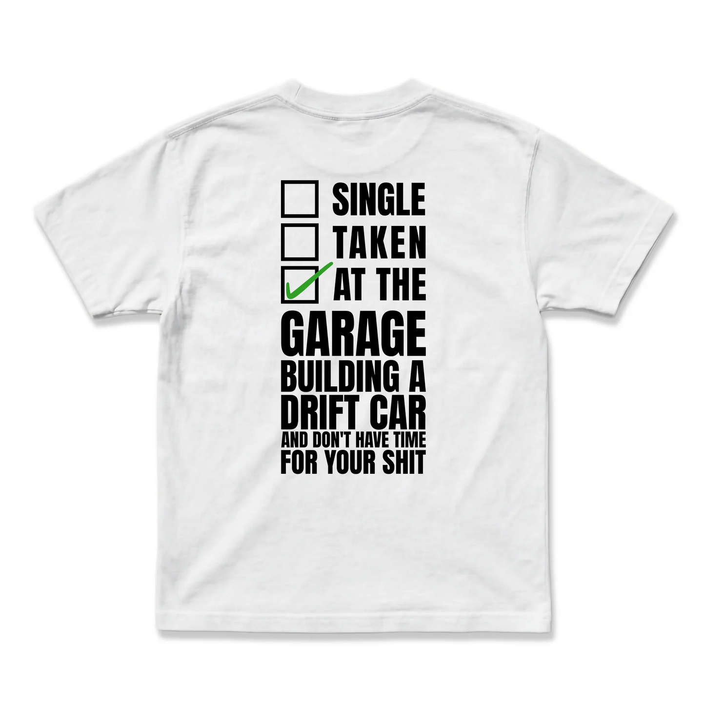 TRICOU OVERSIZE PREMIUM UNISEX - AT THE GARAGE