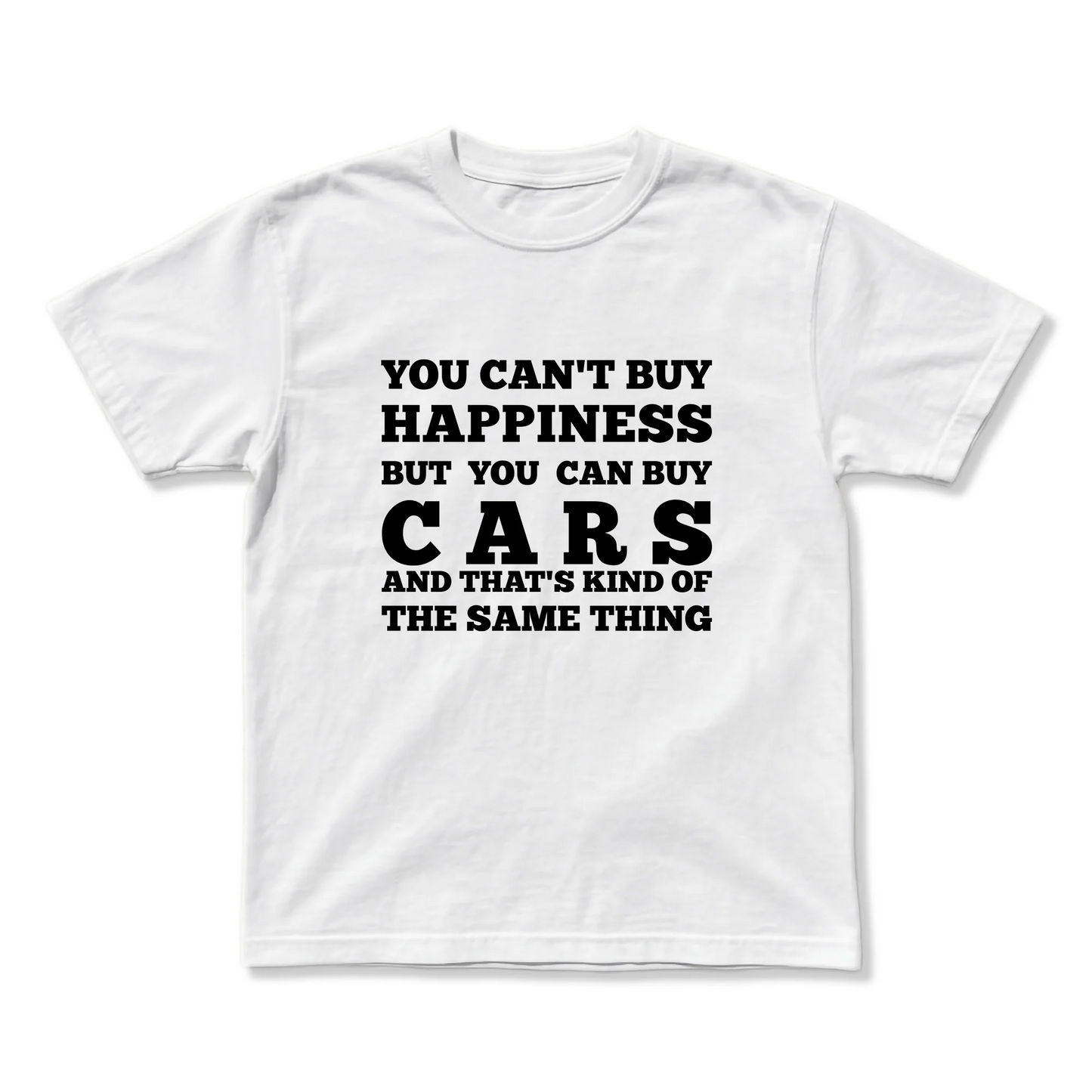 TRICOU OVERSIZE PREMIUM UNISEX - BUY CARS, NOT HAPPINESS