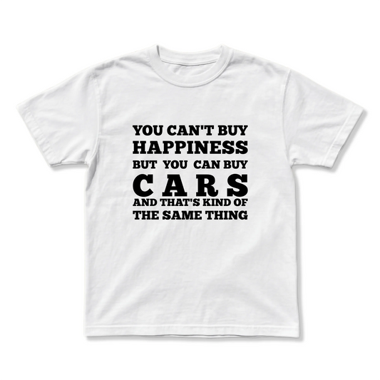 TRICOU OVERSIZE PREMIUM UNISEX - BUY CARS, NOT HAPPINESS