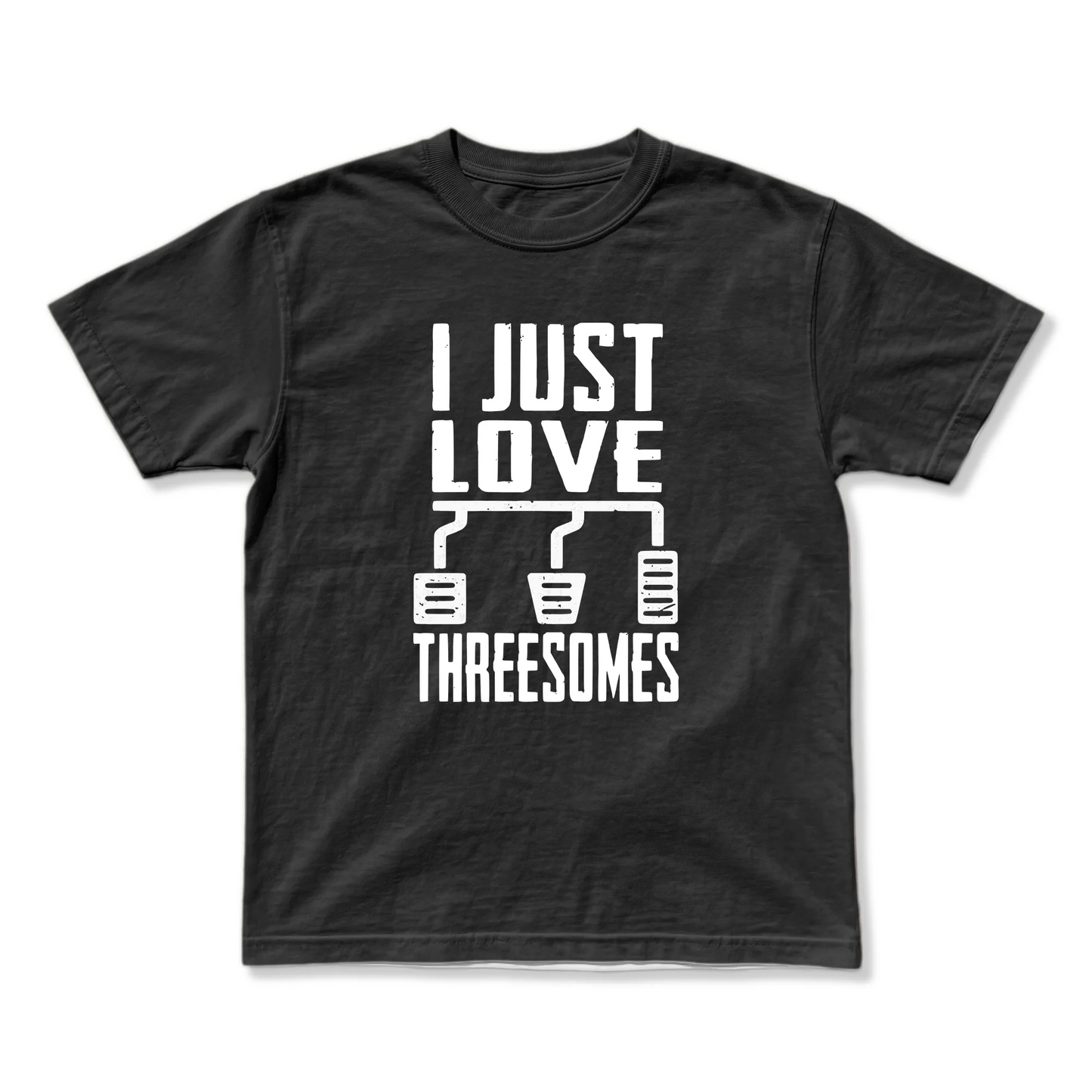 TRICOU OVERSIZE PREMIUM UNISEX - I JUST LOVE 3SOMES
