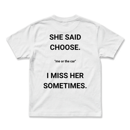 TRICOU OVERSIZE PREMIUM UNISEX - ME OR THE CAR