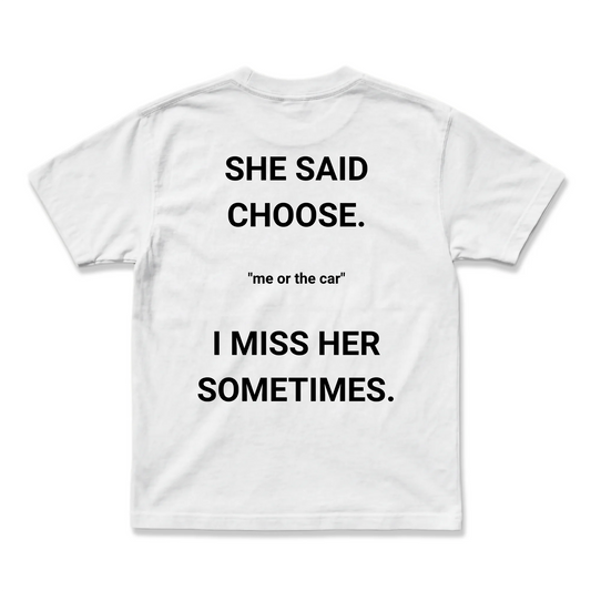 TRICOU OVERSIZE PREMIUM UNISEX - ME OR THE CAR